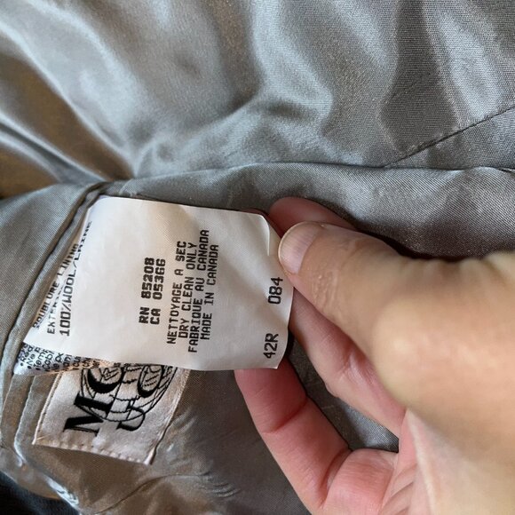 Mondo Uomo mens 3 piece gray wool suit sz 42R - Picture 7 of 9